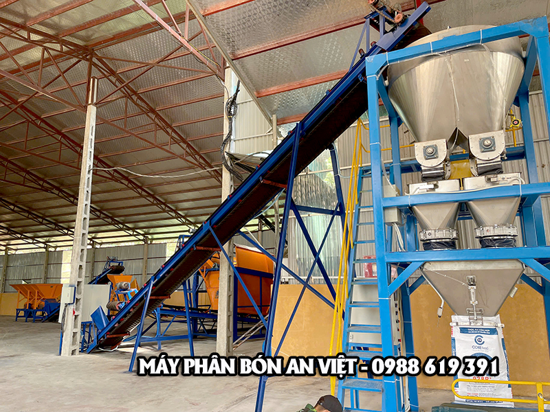 Lắp đặt cân đóng bao phân bón hữu cơ 3-5 tấn/giờ tại Tuyên Quang