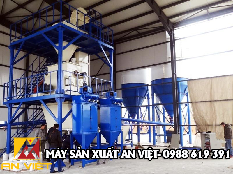 Dây chuyền sản xuất vữa khô: Giải pháp hiện đại cho ngành xây dựng