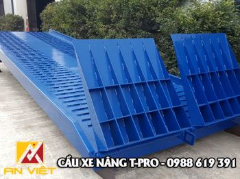 Kích thước tiêu chuẩn của cầu dẫn xe nâng