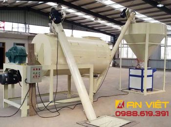 Máy Sản Xuất Vữa Khô Bán Tự Động